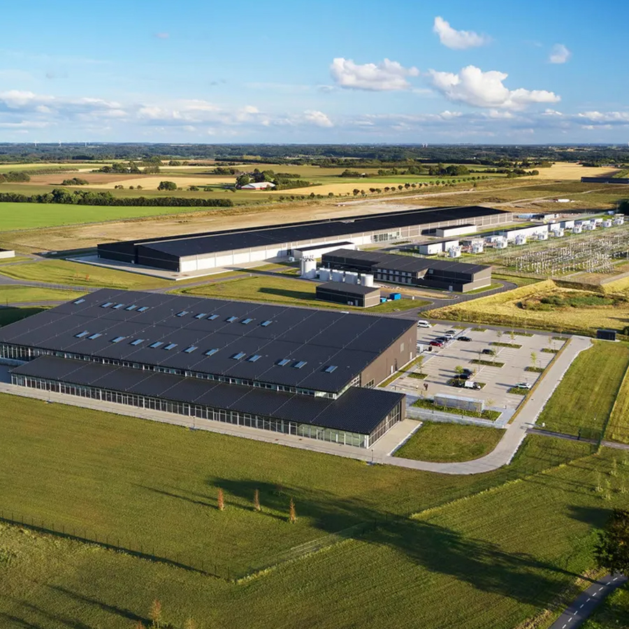 Apple's Viborg data center is running on 100 percent renewable energy. Image: Apple